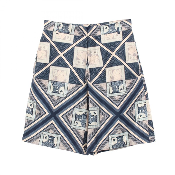 ディオール Dior DIOR × KENNY SCHARF Bermuda Shorts パンツ 衣料品 ボトムス シルク メンズ ネイビー系 / ホワイト系 013C121A5352 【中古】 ディオール(Dior)ディオール DIOR × KENNY SCHARF Bermuda Shorts