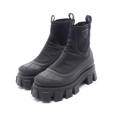 プラダ Re-Nylon モノリス ギャバジン ブーツ 靴 レディース 2UE029