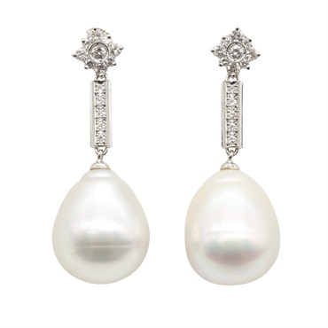 ジュエリー パール ダイヤモンド イヤリング イヤリング ジュエリー レディース ﾊﾟｰﾙ 16.0g