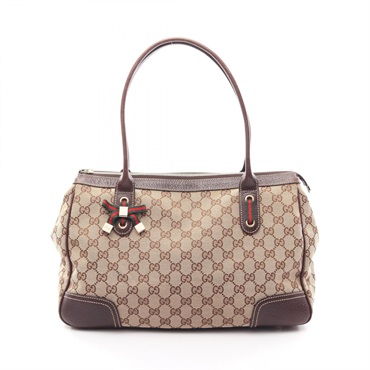 グッチ(GUCCI)グッチ プリンシー GGキャンバス シェリーライン トート