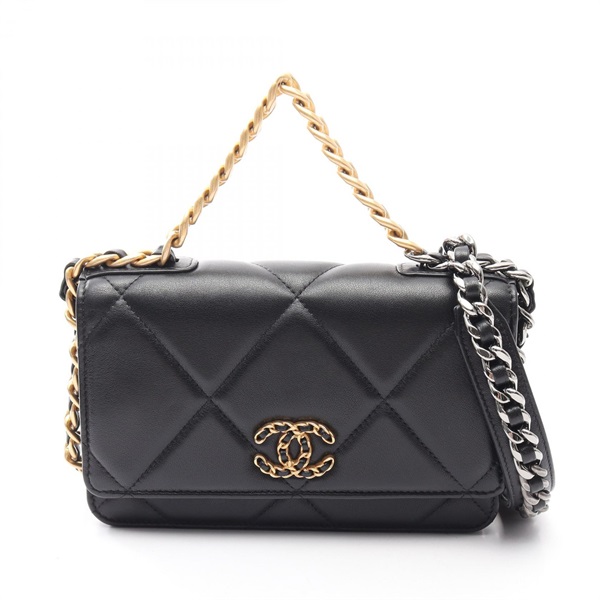 シャネル 19 ディズヌフ コンビ金具 2WAY ショルダーバッグ バッグ レディース AP0957