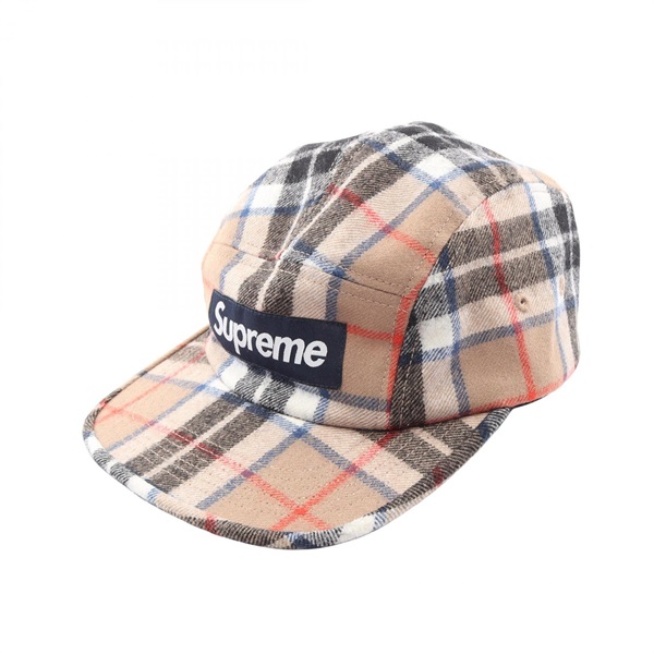 シュプリーム Lochcarron Camp Cap チェック柄 キャップ 帽子 メンズ