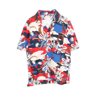 モンクレール CAMICIA フローラル 総柄 半袖 その他トップス 衣料品 トップス メンズ