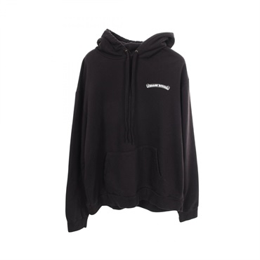 クロムハーツ CHROME HEARTS バックプリント 裏起毛 ラスベガス限定 パーカー 衣料品 トップス コットン メンズ ブラック系 【中古】 クロムハーツ(CHROME HEARTS)クロムハーツ バックプリント 裏起毛