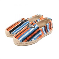 プラダ(PRADA)プラダ 22SS テリークロス エスパドリーユ スリッポン 靴