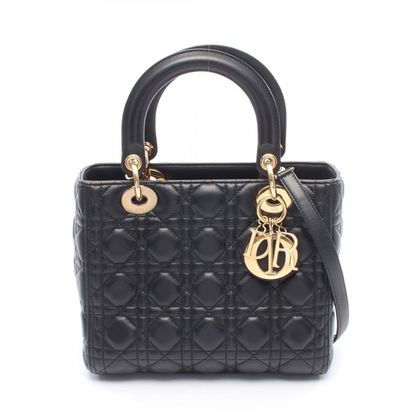 ディオール LADY DIOR レディディオール 2WAY ハンドバッグ バッグ レディース