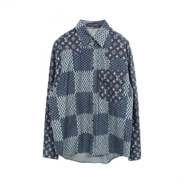 ルイ・ヴィトン LOUIS VUITTON × NIGO モノグラムウェーブ ジャイアントダミエ フランネル 長袖 その他トップス 衣料品 トップス メンズ RM202M VJI HJS02W