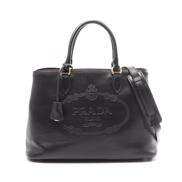 プラダ LOGO JACQUARD ロゴジャガード 2WAY ハンドバッグ バッグ レディース 1BA579