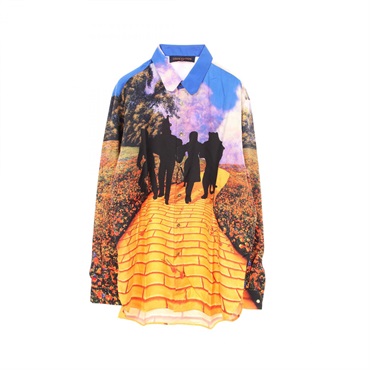 ルイ・ヴィトン LOUIS VUITTON ヴァージルアブロー OZ オズの魔法使い ブリックロード 衣料品 トップス シルク メンズ マルチカラー RM191 LUE HGS66W 【中古】 ルイ・ヴィトン(LOUIS VUITTON)ルイ・ヴィトン ヴァージルアブロー OZ