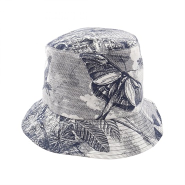 ディオール Toile de Jouy トワル ドゥ ジュイ バケット ハット 帽子 レディース