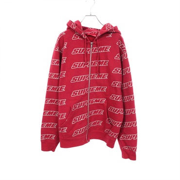 シュプリーム Repeat Zip Up Hooded Sweatshirt パーカー 衣料品 トップス メンズ