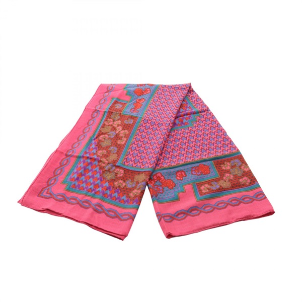 エルメス カレジェアン カレ140 GEOMETRIC ショール 衣料品 レディース