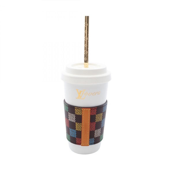 ルイ・ヴィトン LVカップ & ストロー LV バーズ ダミエ 食器 アクセサリー メンズ レディース GI1281