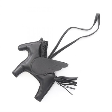 エルメス ロデオペガサスMM ソーブラック チャーム アクセサリー レディース