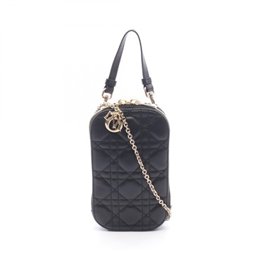 クリスチャンディオール LADY DIOR レディディオール フォンホルダー カナージュ ハンドバッグ バッグ レディース S0872ONMJ_M900