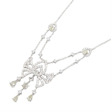 ジュエリー ダイヤモンド ネックレス ネックレス ジュエリー レディース ﾀﾞｲﾔ 8.9g