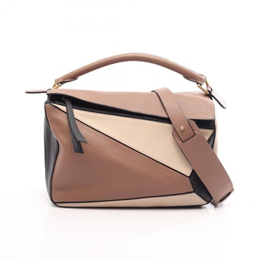 ロエベ （LOEWE）スエード パズルバッグ ミディアムショルダー 