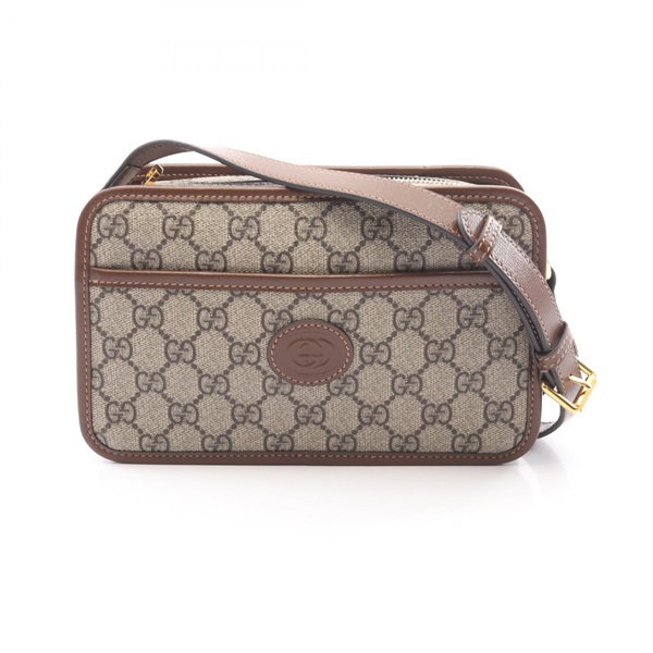 グッチ(GUCCI)グッチ インターロッキングG GGスプリームミニバッグ