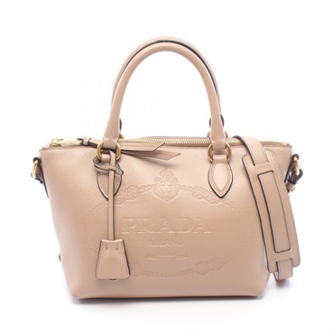 プラダ GLACE'CALF 2WAY ハンドバッグ バッグ レディース