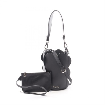 ミュウ ミュウ スカラップ バケットバッグ 2WAY ハンドバッグ バッグ レディース
