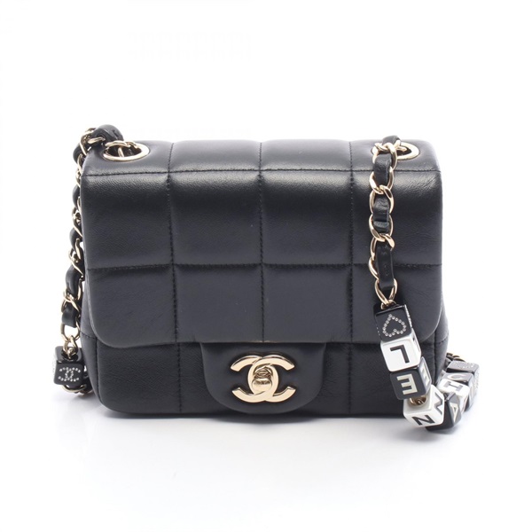 シャネル(CHANEL)シャネル チョコバー ミニフラップ ショルダーバッグ 