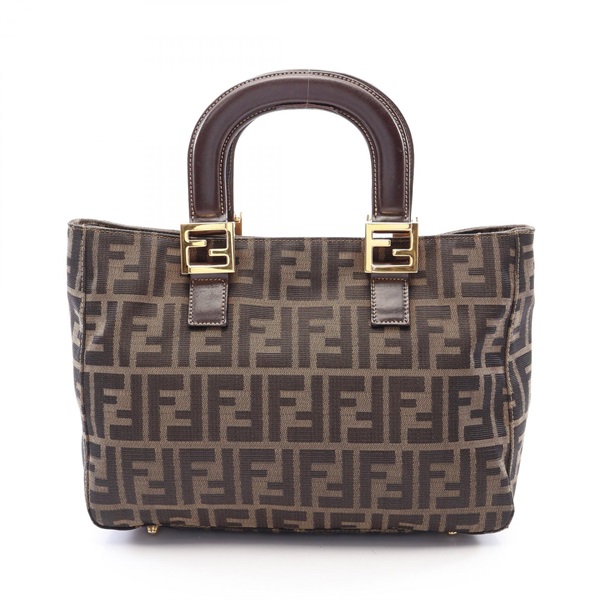 FENDI トートバック ショルダーバッグ ズッカ柄 白×紺 フェンディ(FENDI)フェンディ ズッカ トートバッグ バッグ レディース