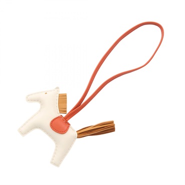 エルメス ロデオPM クレ セサミ カーネリアン チャーム アクセサリー レディース