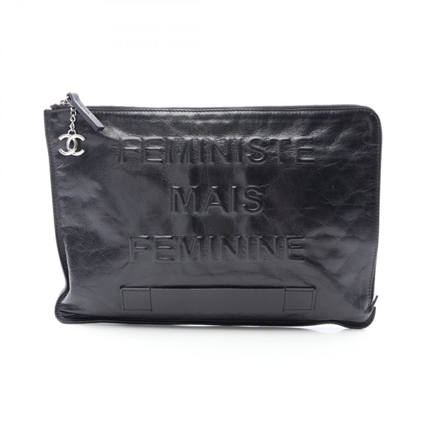 CHANEL シャネル ビコローレ ラム レザー クラッチバッグ セカンドバッグ CHANEL シャネル ビコローレ ラム レザー クラッチバッグ セカンド