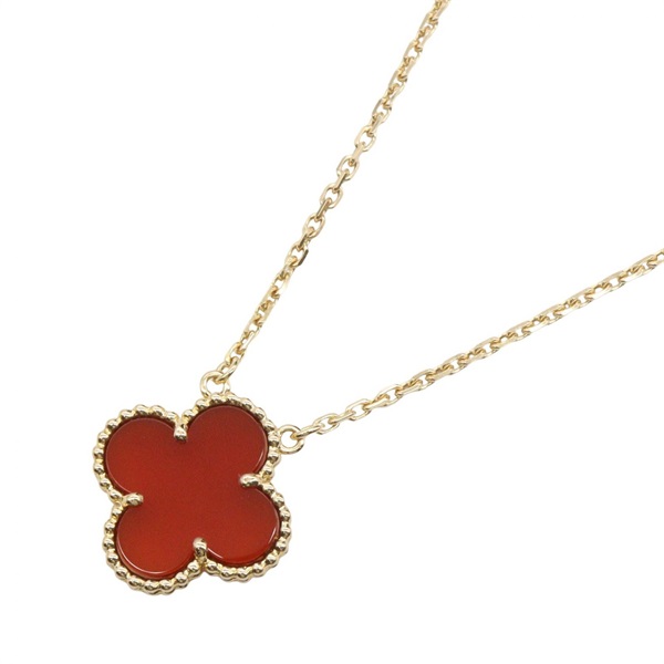 ヴァンクリーフ＆アーペル ヴィンテージアルハンブラ カーネリアン ネックレス ネックレス ジュエリー レディース VCARD38500