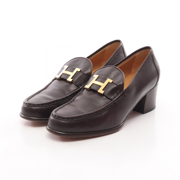 エルメス(HERMES)エルメス コンスタンス ヒール ローファー 靴