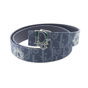 ディオール DIOR × Denim Tears シルバー金具 リバーシブル ベルト 衣料品 メンズ
