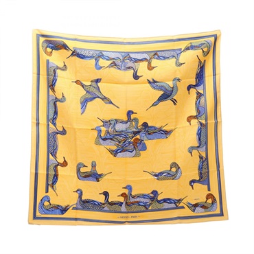 エルメス カレ90 La Mare aux Canards スカーフ 衣料品 レディース