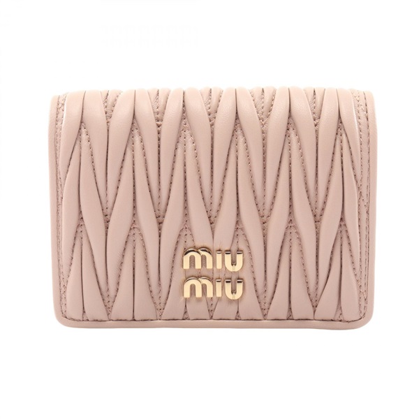 ミュウ ミュウ MATELASSE'MIU マテラッセ 二つ折り財布 財布 レディース 5MV021AFPPF0236