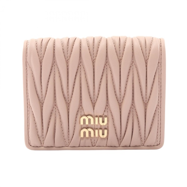 ミュウ ミュウ MATELASSE'MIU マテラッセ 二つ折り財布 財布 レディース 5MV204AFPPF0236