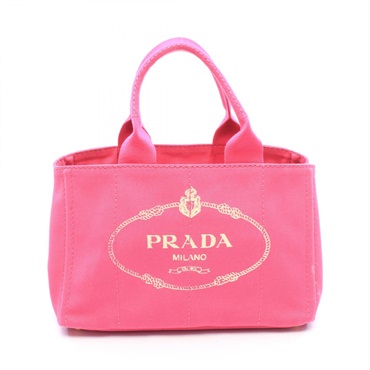 美品】PRADA ナイロン 刺繍ロゴ トートバッグ 2way LAMPO PRADA - 【A4 