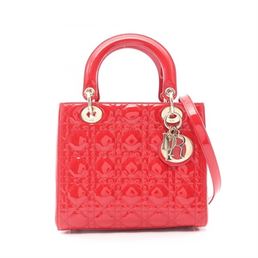 ディオール LADY DIOR レディディオール カナージュ 2WAY ハンドバッグ バッグ レディース