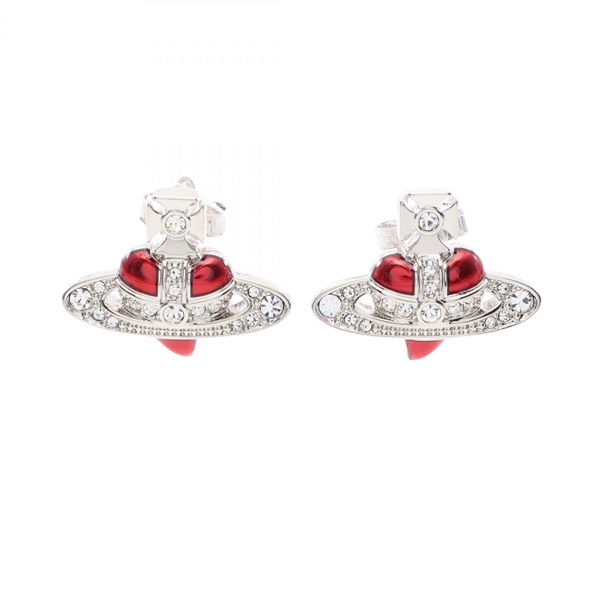 ヴィヴィアンウエストウッド NEW DIAMANTE HEART EARRINGS ピアス ジュエリー レディース 6201033K02P383