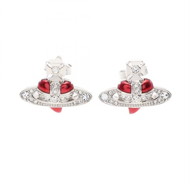 ヴィヴィアンウエストウッド NEW DIAMANTE HEART EARRINGS ピアス ジュエリー レディース 6201033K02P383