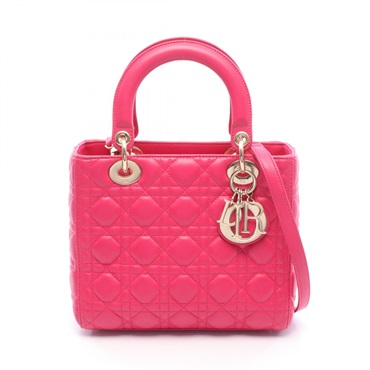 ディオール LADY DIOR レディディオール 2WAY ハンドバッグ バッグ レディース