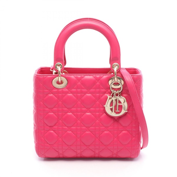 ディオール LADY DIOR レディディオール 2WAY ハンドバッグ バッグ レディース