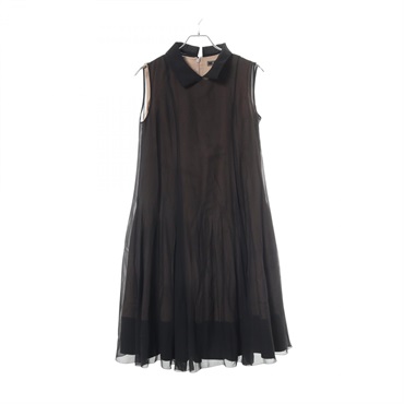 フォクシー Dress Charlotte シャーロット レイヤード ノースリーブ ワンピース 衣料品 トップス レディース 38120