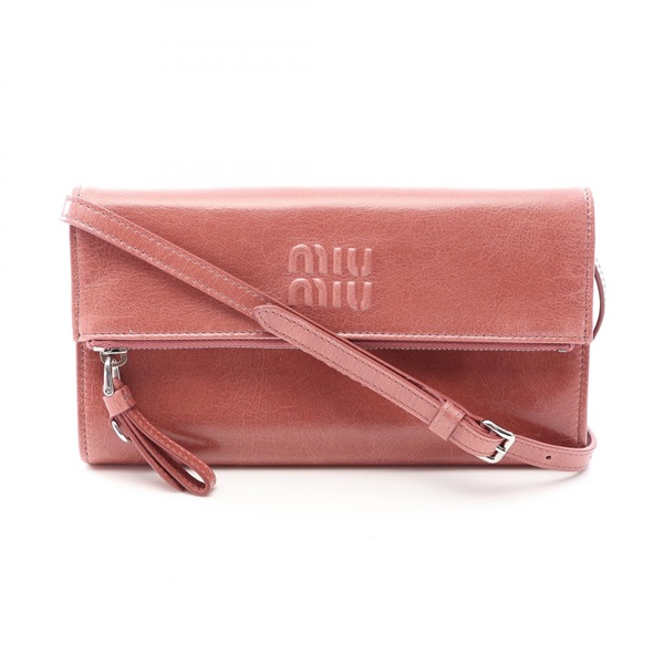 ミュウ ミュウ VITELLO SHINE ショルダーバッグ バッグ レディース 5MT0482A44F0405