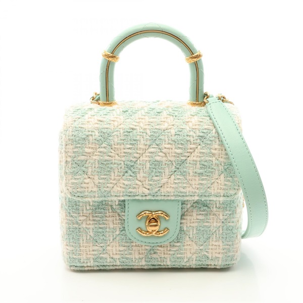 シャネル(CHANEL)シャネル マトラッセ トップハンドル チェック 2WAY