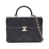 シャネル(CHANEL)シャネル マトラッセ トップハンドル バニティバッグ