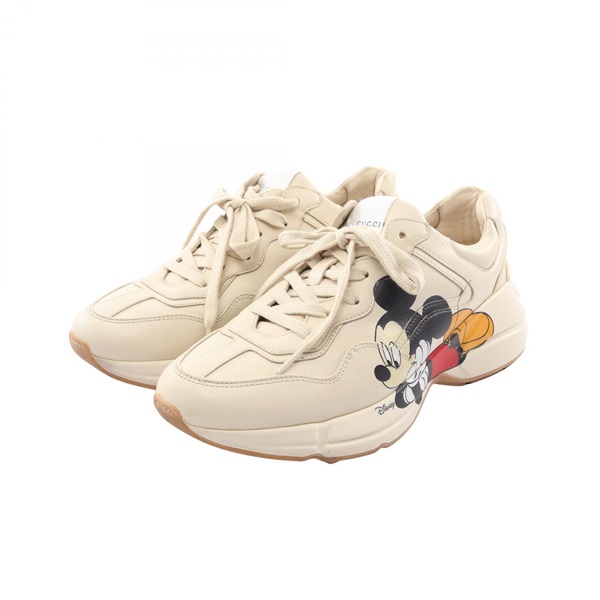 グッチ GUCCI × Disney ライトン ミッキーマウス スニーカー 靴 レディース 609343