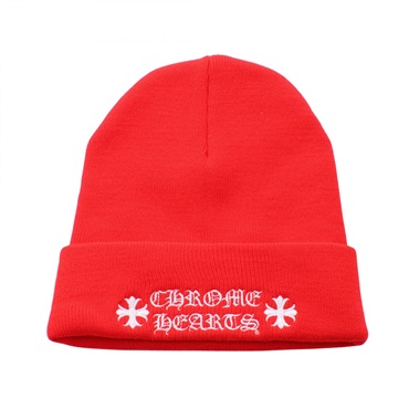 CHROME HEARTS WATCH CAP ロゴ刺繍 ニット クロムハーツ(CHROME HEARTS)クロムハーツ WATCH CAP ロゴ刺繍 ニット