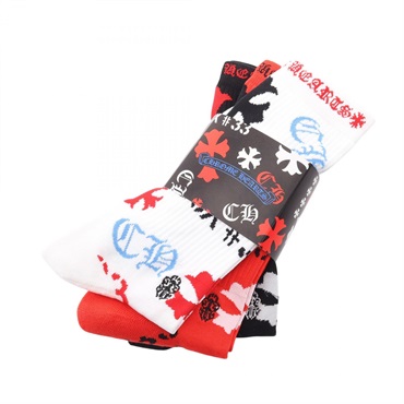 クロムハーツ SOCKS U SPORT 靴下 3足セット その他小物 アクセサリー メンズ