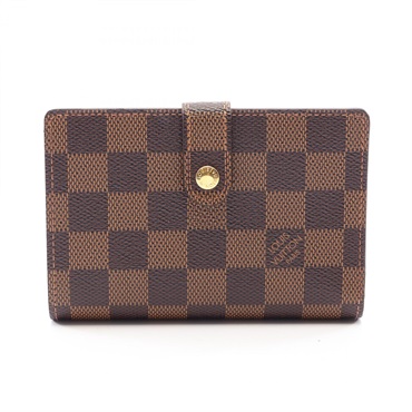 ルイ・ヴィトン ポルトフォイユ ヴィエノワ ダミエエベヌ 二つ折り財布 財布 レディース N61674