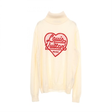 ルイ・ヴィトン LOUIS VUITTON × NIGO インタルシアハート タートルネック ニット 衣料品 トップス メンズ RM221M ZLL HMN05W