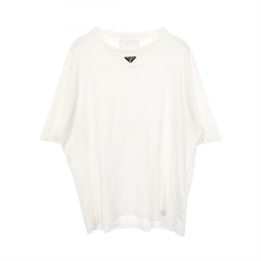 プラダ トライアングルロゴ 半袖Tシャツ 衣料品 トップス メンズ UJN861